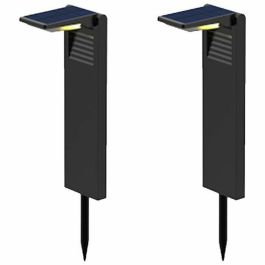 Lumisky LUM3666162002817 Juego de 2 Balizas Solares para Plantar OSTRY H41 cm LED Blanco Frío