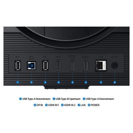 Samsung S27DG702EU Monitor Gaming 27" 4K UHD 3840x2160 1ms 144Hz IPS HDR Pivot Speaker Negro