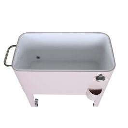 Nevera Terraza Y Jardin DKD Home Decor Rosa 43 x 80 x 74 cm Nevera Terraza Y Jardin DKD Home Decor Rosa 43 x 80 x 74 cm