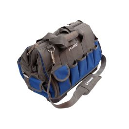 Irimo Bolsa de herramientas cerrada base rígida 16 pulg con múltiples bolsillos y soporte para cinta métrica Precio: 31.58999998. SKU: S7918371