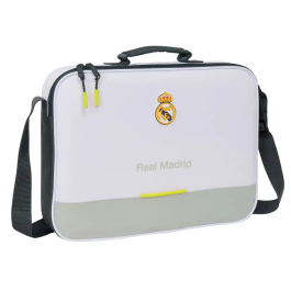 Mochila Escolar Real Madrid C.F. Blanco 38 x 28 x 6 cm Precio: 26.49999946. SKU: B1599Y8GK2