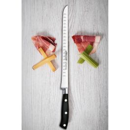 Arcos Cuchillo Jamonero Flexible Serie Riviera 250 mm Hoja Forjada Acero Nitrum Alveolos Mango Polioximetileno Bactiproof Silver