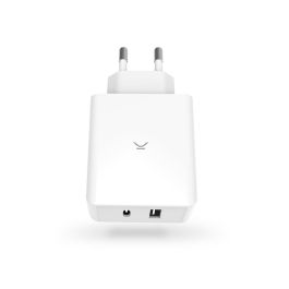 Cargador de Pared KSIX Blanco 45 W Cargador de Pared KSIX Blanco 45 W