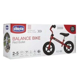 Chicco Bicicleta sin pedales Bullet roja 10 pulgadas perfecta para adquirir el equilibrio