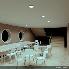 HO Foco Downlight LED 18W 1800Lm 2700K Circular Cristal Ø200Mm 40.000H [HO-MB01-O-18W-WW]