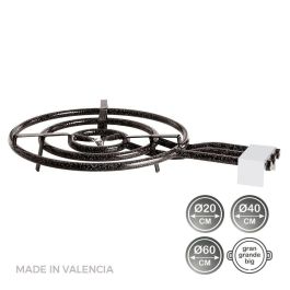 Vaello Quemador Gas Butano/Propano 3 Fuegos Ø60cm Negro Precio: 67.50000004. SKU: S7901343
