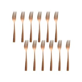 Sinxelo Satin Cobre Tenedor Mesa 205 Mm (12 Unidades) Sinxelo Satin Cobre Tenedor Mesa 205 Mm (12 Unidades)