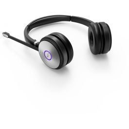 Yealink WHD622T Auriculares Binaurales Inalámbricos DECT para Oficina/Call Center y Teams, Diadema, Conexión USB, Negro, Sin Base