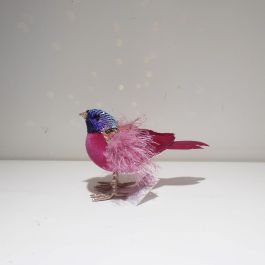 DKD Home Decor Figura Navidad Pájaro Moderna Rosa Fucsia Poliéster 8x13x18 cm Pack 3 Unidades Surtido Aleatorio DKD Home Decor Figura Navidad Pájaro Moderna Rosa Fucsia Poliéster 8x13x18 cm Pack 3 Unidades Surtido Aleatorio