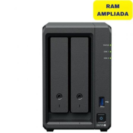 Synology DS725+/16G NAS DiskStation 2 Bahías 3.5"/2.5" con 16GB DDR4, Expansión hasta 140TB, 2.5GbE para Hogar/Empresa