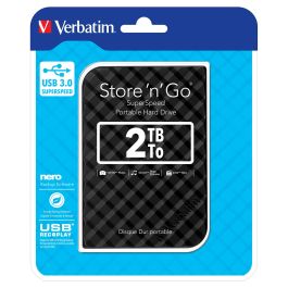 Verbatim Store 'N' Go 2TB HDD 2.5" USB 3.0 Negro Disco Duro Portátil