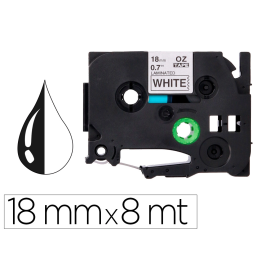 Q-connect TZE-241 Cinta Etiquetadora Compatible Brother Blanco-Negro 18mm 8 Metros Precio: 9.5000004. SKU: B1FSX6NPAW
