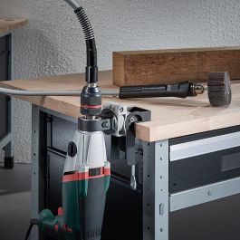 Wolfcraft Soporte giratorio para taladro 4800000 Gira 360 grados horizontalmente y 90 grados verticalmente