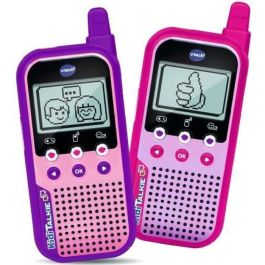 Vtech Kidi Talkie Rosa - Walkie-Talkie con Conexión Segura, Pantalla LCD, Mensajes Animados y Transformación de Voz para 4-10 Años Precio: 61.68999991. SKU: S7122486