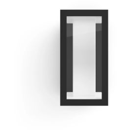 Philips Hue White&Col. Amb. Impress Wandleuchte schmal, Luz Inteligente para Exterior, Negro