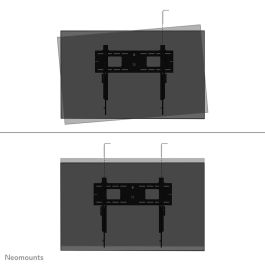 Neomounts WL30-750BL16 Soporte de Pared Fijo Reforzado para Pantallas de 42-86", hasta 125kg, VESA 100x100-600x400, Nivelación, Bloqueable, Color Negro