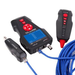 Lanview by Logon Cable Tester with PoE Ping Functions for Network, BNC Coaxial, and Telephone Cables Lanview by Logon Cable Tester with PoE Ping Functions for Network, BNC Coaxial, and Telephone Cables