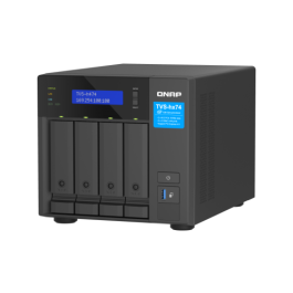 QNAP TVS-H474 NAS Torre Ethernet Negro 8GB RAM Intel G7400
