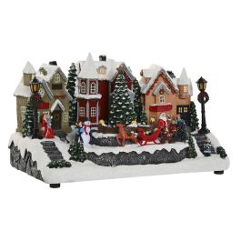 Ciudad Navidad Tradicional DKD Home Decor Multicolor 18.5 x 19 x 32 cm Precio: 88.50000016. SKU: B15WYFNGJ3