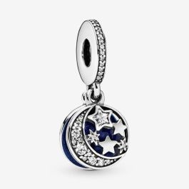 Charm Mujer Pandora MOON AND STAR SILVER