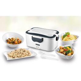 Unold 58850 Fiambrera Eléctrica Calentador de Comida 1.5L Gris/Blanco Acero Inoxidable/Plástico para Adultos