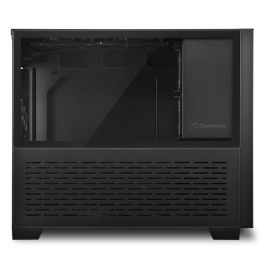 Sharkoon MS-Z1000 Caja Micro-ATX Negra con Panel Frontal de Acero y Cristal Templado