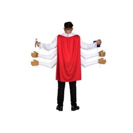 Disfraz súper padre talla m-l (camisa con delantal, capa, antifaz y 4 accesorios)