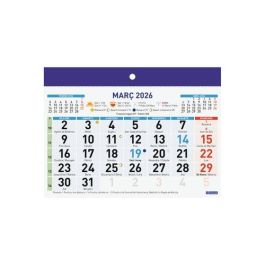 Calendari (2026) Catalan Finocam Faldilla Mensual Numeros Grans F91 150X105 Precio: 2.50000036. SKU: B16EAATFRL