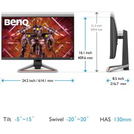 BenQ EX2710U Monitor Gaming 27" 4K IPS 1ms 144Hz HDR USB Hub