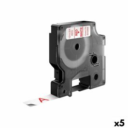 Cinta Laminada para Rotuladoras Dymo D1 45015 12 mm LabelManager™ Blanco Rojo Negro (5 Unidades) Precio: 94.59000034. SKU: S8424262