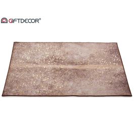 Alfombra Marrón 133x190 cm con manchas doradas - Giftdecor (9 Unidades) Alfombra Marrón 133x190 cm con manchas doradas - Giftdecor (9 Unidades)