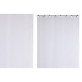 Cortina Urban DKD Home Decor Blanco 260 x 140 cm