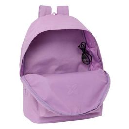 Safta Mochila Portátil 15,6" + USB Munich Básicos Lila 31x44x18 cm