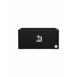 Elho ELH8711904499624 Jardinera Vivo Next Long 60 Negro L 59 x B 30 x H 29 cm, Uso Interior/Exterior, 100% Reciclado