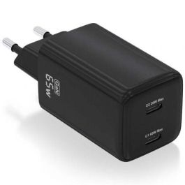 AISENS - CARGADOR GaN 65W, 2xUSB-C PD3.0 QC4.0, NEGRO Precio: 14.49999991. SKU: B1DPMTGLEL