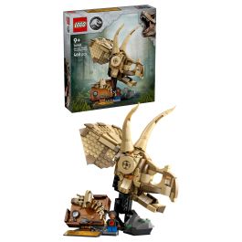 Lego Jurassic World 76969 Fósiles de dinosaurios: Cráneo de triceratops - Juego para niños de 9 años