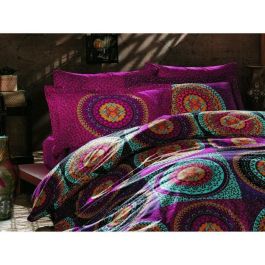 ASI8681875345254 Juego de Cama 1 Funda Nórdica 220x240 cm, 2 Fundas de Almohada 60x60 cm, 100% Algodón, Fucsia ASI8681875345254 Juego de Cama 1 Funda Nórdica 220x240 cm, 2 Fundas de Almohada 60x60 cm, 100% Algodón, Fucsia