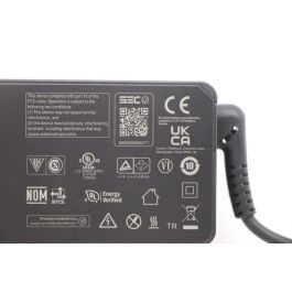 Lenovo Adaptador de Corriente AC 65W | Salida 20V/15V/9V/5V | Doble Puerto para Carga Simultánea Universal