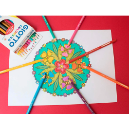 Giotto Lapices de Colores 3.0 Mina 3mm Caja de 24 Colores Surtidos