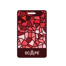 Scape Travel identificador de maleta 2D rojo 106*66mm Precio: 12.4267. SKU: B1A5S84NHP