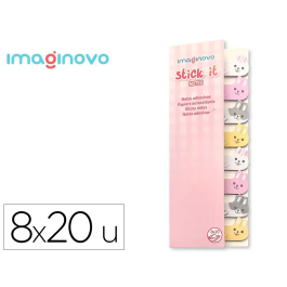 Imaginovo Bloc Notas Adhesivas Conejo 120 Hojas 8x15x48 mm Precio: 1.3673. SKU: B1AVDQQ7RR