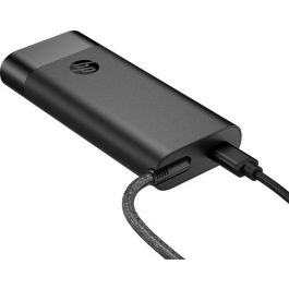 HP 110W Cargador USB-C de 100W y Puerto USB-A de 10W para Portátiles. Carga Simultánea de Laptop, Teléfonos y Tablets. Solución Dual.