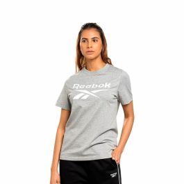 Camiseta de Manga Corta Mujer Reebok Identity Big Logo Gris Gris claro Precio: 26.0029. SKU: B1ABFLYWHK