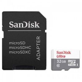 SanDisk SDSQUNR-032G-GN3MA Tarjeta de Memoria microSDHC 32GB Clase 10 U1 100MB/s con Adaptador para Full HD Precio: 9.5000004. SKU: S7806295