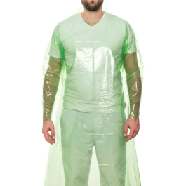 Covetrus Bata de Protección Desechable de Polietileno Verde con Puños Largos 140 cm Precio: 5.68999959. SKU: B1EWJB9EW8