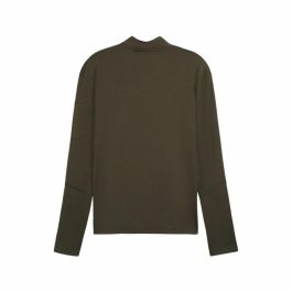 Sudadera sin Capucha Hombre Puma Flex 1/4 Zip Verde oscuro Atomized