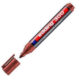 Edding Marcador Permanente 300 Marrón, Punta Redonda 1.5-3mm, para Papel Metal Plástico Vidrio, Tinta Rellenable, Pack 10 (10 Unidades) Precio: 9.5000004. SKU: B13C9QML8E