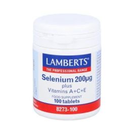 LAMBERTS Selenio L-Selenometionina con Vitaminas A, C y E para Inmunidad y Protección Celular, 100 Comprimidos Precio: 20.8899999. SKU: B15JJWXV44