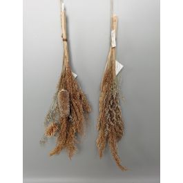 DKD Home Decor Ramo Decorativo de Navidad Alpina Flor Seca Marrón, Diseño Colgante, 6x65x13 cm (12 Unidades) Precio: 48.22818. SKU: B1BARXTJZ2