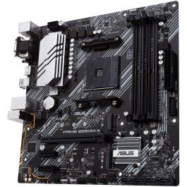 Asus 90MB14I0-M0EAYC Placa Base Prime B550M-A/CSM Micro ATX Socket AM4 para AMD Ryzen, PCIe 4.0, Dual M.2, USB 3.2, Aura Sync